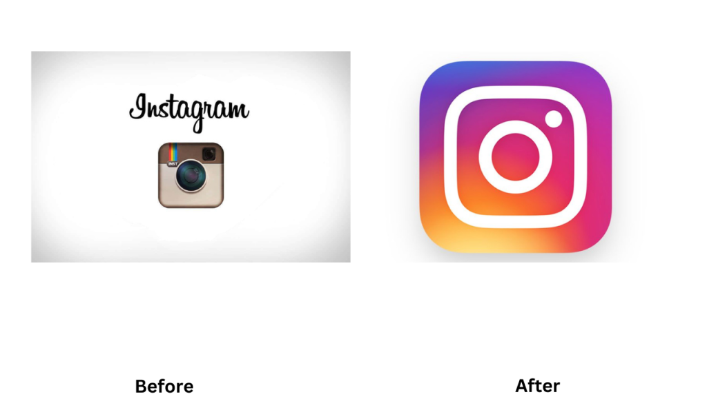 Instagram before after