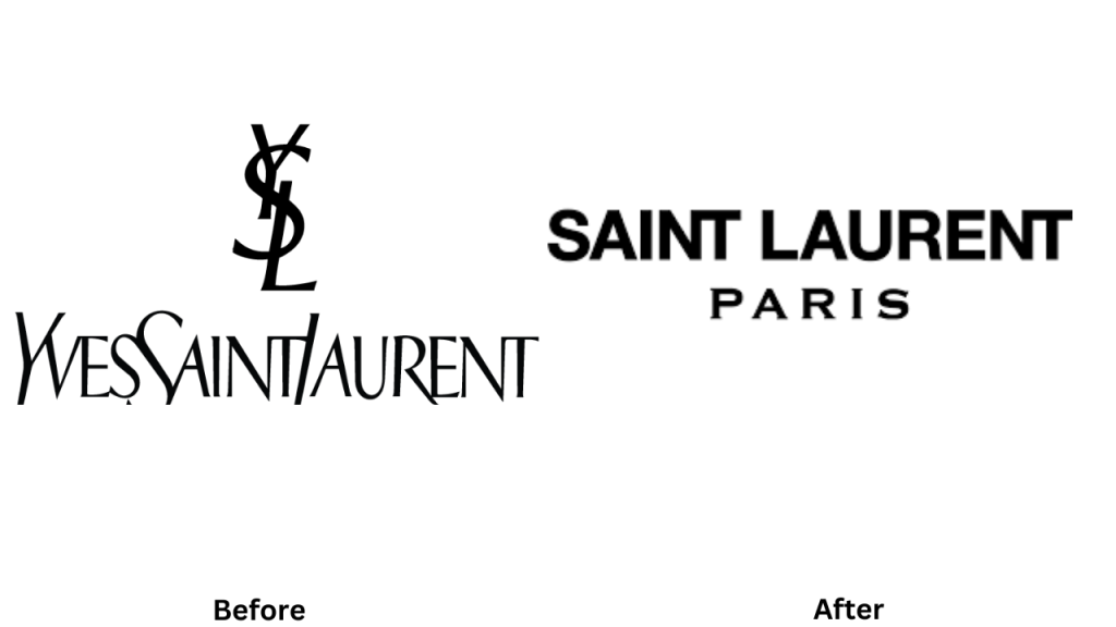 Saint Laurent Before after