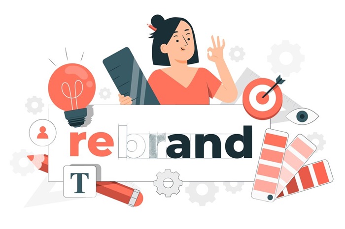 how to rebrand a company