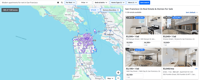 Screenshot from Zillow